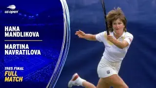 Hana Mandlikova vs. Martina Navratilova Full Match | 1985 US Open Final