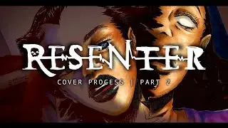 The Terrifying Process of RESENTER: Horror Manga Cover | Part 2