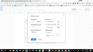 Clean Table in Google Docs and Word