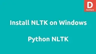 Install Python NLTK on Windows