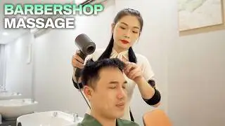 ASMR 🔥 Pure Bliss Overwhelms at a Vietnamese Barbershop (Shave, Massage, Shampoo)