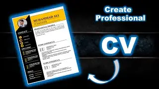 How to Make CV in Microsoft Word | Create Best CV in MS Word | Best Resume