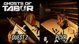 Ghosts of Tabor - Native Quest 2 / PCVR - Side by Side Comparison