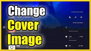 How to Change Background on PS5 Profile to Anything! (Cover Image Tutorial)