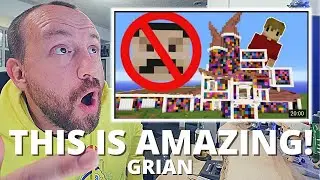 OMG THIS IS AMAZING! Grian I made a Mumbo Jumbo Proof House in Minecraft (REACTION!)