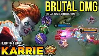 KARRIE BEST BUILD 2024 | BUILD TOP GLOBAL KARRIE GAMEPLAY | MOBILE LEGENDS✓