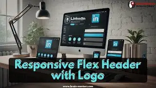 Responsive Flex Header with Logo | Building a LinkedIn Clone with HTML & CSS #5