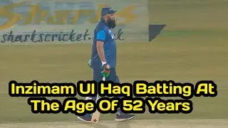 Inzimam ul Haq Batting At The Age Of 52 | Inzimam Sixes