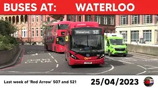 London buses at Waterloo 25/04/2023