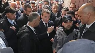 President Macron loses temper with Israeli security in Jerusalems Old City