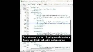 Spring Boot - How to remove embedded Tomcat Server and add Jetty Server 