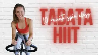 QUICK 10 MINUTE SPIN CLASS: TABATA HIIT | INDOOR CYCLING WORKOUT