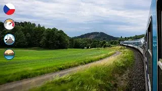 By Krakonoš to Krkonoše mountains | Czech Republic from the train window 🇨🇿