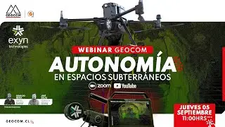 WEBINAR GEOCOM | AUTONOMÍA en espacios subterráneos