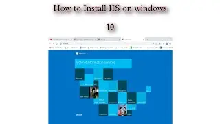 How to install IIS on windows | IIS on windows 10 | Windows 7