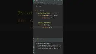 Class Method vs  Static Method in Python #coding #code #programming