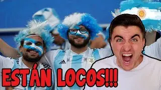ESPAÑOL REACCIONA a HINCHADA ARGENTINA EN EL MUNDIAL DE RUSIA 😮