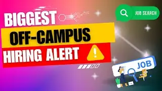 Offcampus Hiring Alert | Biggest Job opportunities 2020,22,23,24 | Oracle hiring