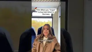 Taking the Train in Germany be like… 🇩🇪 🚊