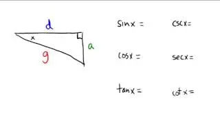 Finding all six trigonometric ratios in a right triangle