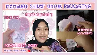 MEMBUAT STIKER UNTUK PACKAGING PRODUK JUALAN-mu (Tutorial) || Indra Lukita