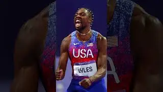 Noah Lyles is the Olympic 100m champ ‼️ #olympics #sports #paris2024 #sprint #usa #netflix