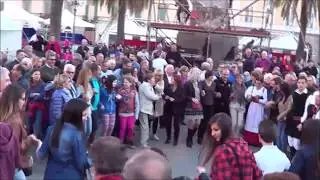 Sassari ballo sardo in piazza d Italia