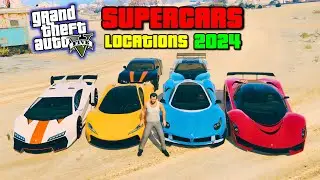 GTA 5 Story Mode Secret & Rare Supercars Locations 2024 (PC, PS4, PS5, Xbox)