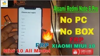 Bypass Frp Lock Google Account Xiaomi Note 6 Pro  || MIUI 10 FRP | | 2019 FRP | (All Xiaomi Device)