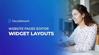 Website Pages Editor - Widget Layouts