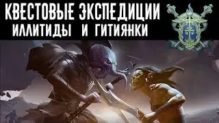 Квестовые экспедиции Иллитиды и Гитиянки за Паладина //Neverwinter online Мод.17