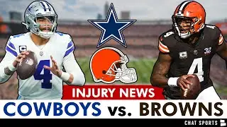 Cowboys vs. Browns Preview, Prediction, Injury Report, Brandin Cooks, Dak Prescott | NFL Week 1