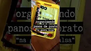 Organizando panos de prato ❤ #organizaçãopessoal