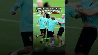 Vinicius Jr Vs Richarlison Fight Was Fake?😮👀#viniciusjr #football #shorts