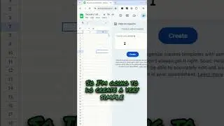 Creating a Grocery List Template Using AI in Google Sheets