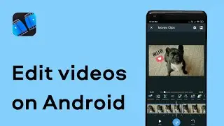 How to EDIT videos on ANDROID with free video editor | editor for Android (Tutorial 2020)