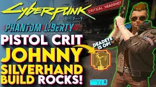 OP CRIT Johnny Silverhand Build In Cyberpunk 2077 2.0! - Best Cyberpunk Pistol Deadeye Build