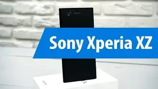 Распаковка Sony Xperia XZ Black / Unboxing Sony Xperia XZ Black