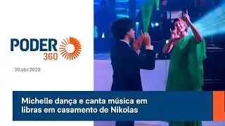 Michelle dança e canta música em libras em casamento de Nikolas