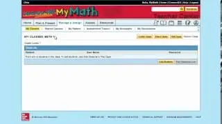 How To Quickly Build A Class With ConnectED My Math