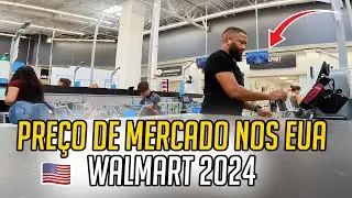 WALMART nos Estados Unidos, como é um SUPERMERCADO nos EUA 🇺🇸