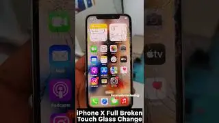 iPhone x touch glass replacement 