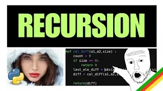 Recursion in Python - how to sum the difference between 2 lists