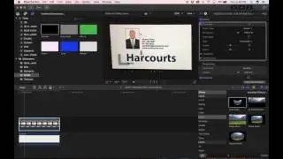 How to mask and change baked in text in FCPX