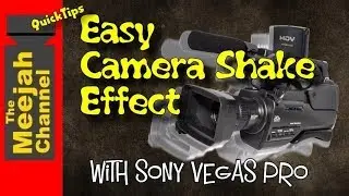 Easy Camera Shake Effect in Sony Vegas