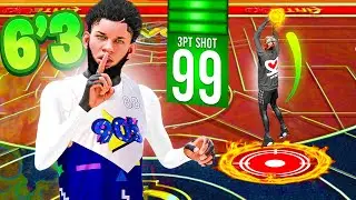 6'3 SLASHER + 99 3PT RATING is DOMINATING THE COMP STAGE in NBA 2K24! BEST POINT GUARD BUILD 2K24!