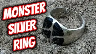 SILVER Ring Found Buried Deep • Metal Detecting • Treasure Hunting