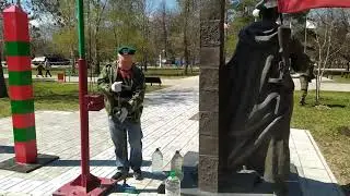 Застава 63 на субботнике в парке Победы.