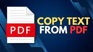 How to Copy Text from PDF in Laptop