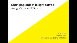 Converting object into light source - Vray